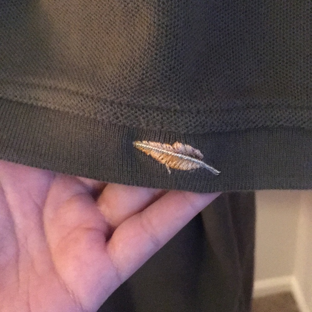 Green Solid Polo - image 3